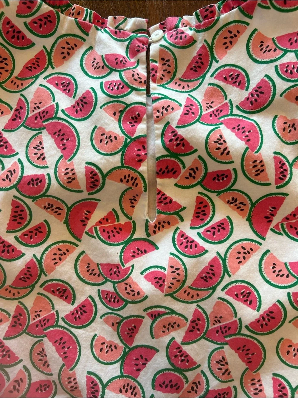 J.Crew Re-Imagined Watermelon Print Tiered Ruffle Dress Size 00